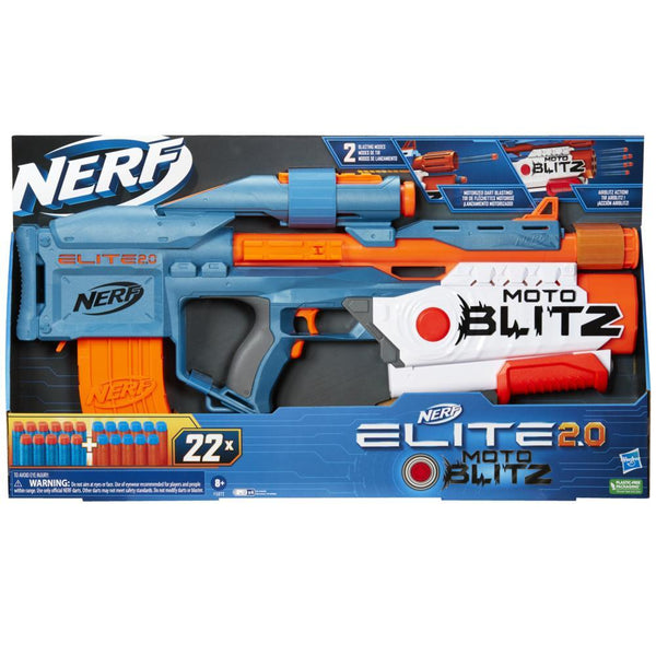 Nerf Elite 2.0 Motoblitz CS-10 Motorised Dart Blaster | Import A Toy