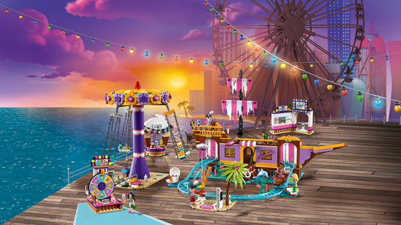 Roller Coaster Heartlake City Amusement Pier Set LEGO Friends