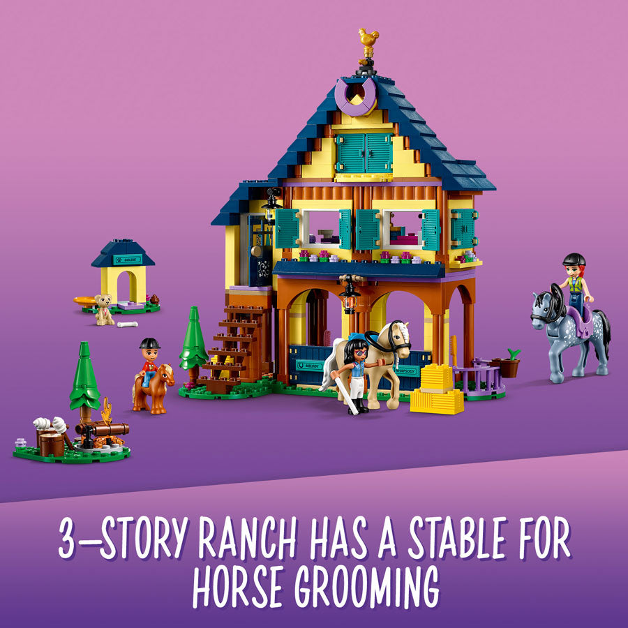 LEGO® Friends Forest Horseback Riding Center Building Kit 41683