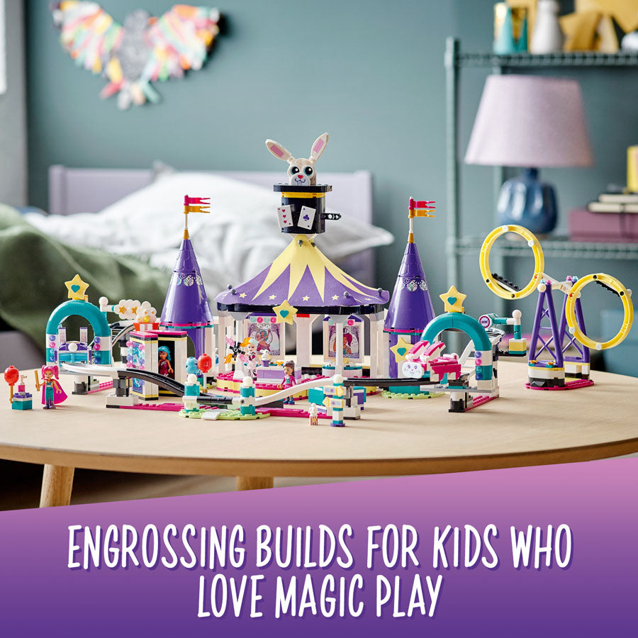 LEGO® Friends Magical Funfair Roller Coaster Building Kit 41685