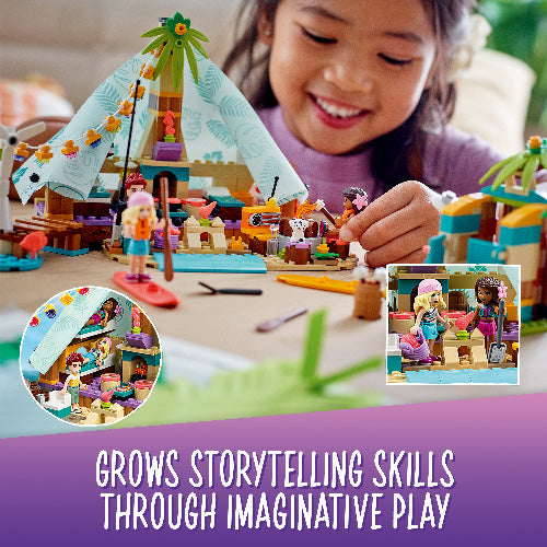 LEGO® Friends Beach Glamping Building Kit 41700