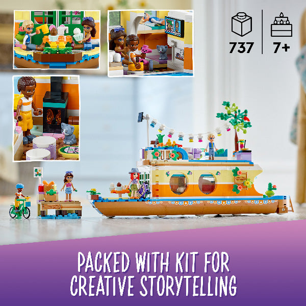 LEGO® Friends Canal Houseboat Building Kit 41702