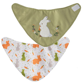 Mary Meyer Oatmeal Bunny Wonderlicious Bib Set