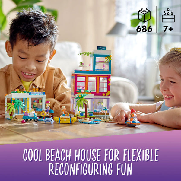 LEGO® Friends Vacation Beach House Building Kit 41709