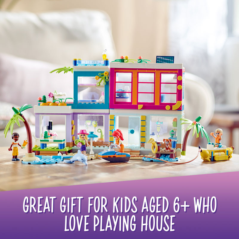 LEGO® Friends Vacation Beach House Building Kit 41709