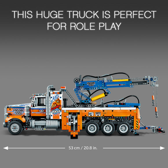 LEGO® Technic Heavy-Duty Tow Truck Model Building Kit 42128