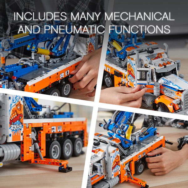 LEGO® Technic Heavy-Duty Tow Truck Model Building Kit 42128