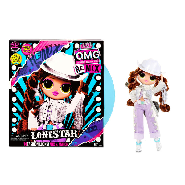 LOL Surprise OMG Remix Lonestar Fashion Doll - 25 Surprises with Music