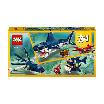 LEGO Creator 3in1 Deep Sea Creatures Building Kit 31088 - 0