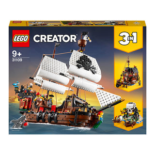 LEGO® Creator 3in1 Pirate Ship Toy Model Building Kit 31109