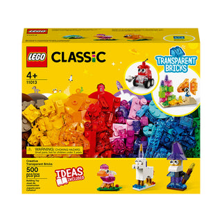 LEGO® Classic Creative Transparent Bricks Kids’ Building Kit 11013
