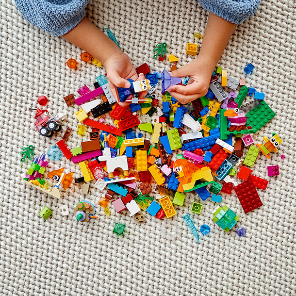 LEGO® Classic Creative Transparent Bricks Kids’ Building Kit 11013