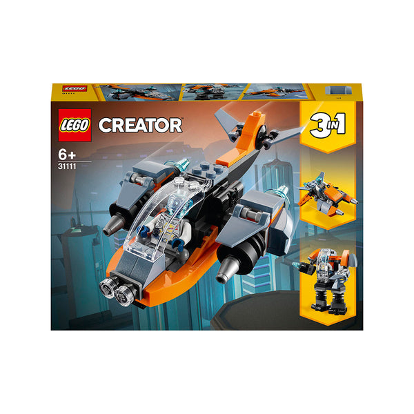 LEGO® Creator 3in1 Cyber Drone Building Kit 31111