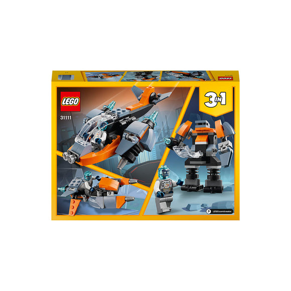 LEGO® Creator 3in1 Cyber Drone Building Kit 31111 Import A Toy