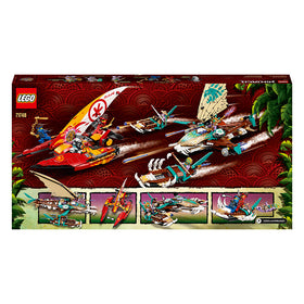 LEGO® NINJAGO® Catamaran Sea Battle Building Kit 71748 - 0