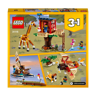 LEGO® Creator 3in1 Safari Wildlife Tree House Building Kit 31116