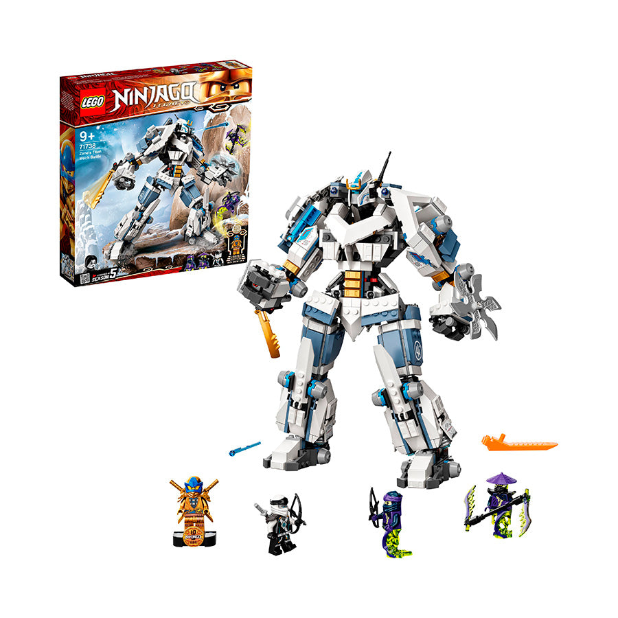 LEGO® NINJAGO® Legacy Zane's Titan Mech Battle Building Kit 71738