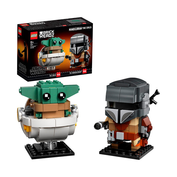 LEGO® BrickHeadz™ Star Wars™ The Mandalorian™ & The Child Building Kit 75317