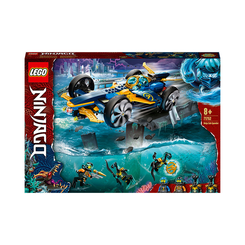 LEGO® NINJAGO® Ninja Sub Speeder Building Kit 71752 | Import A Toy