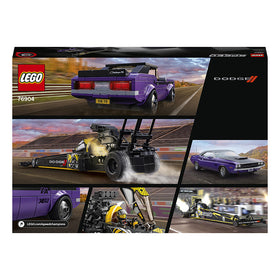 LEGO® Speed Champions Mopar Dodge//SRT Top Fuel Dragster and 1970 Dodge Challenger T/A Building Kit 76904 - 0