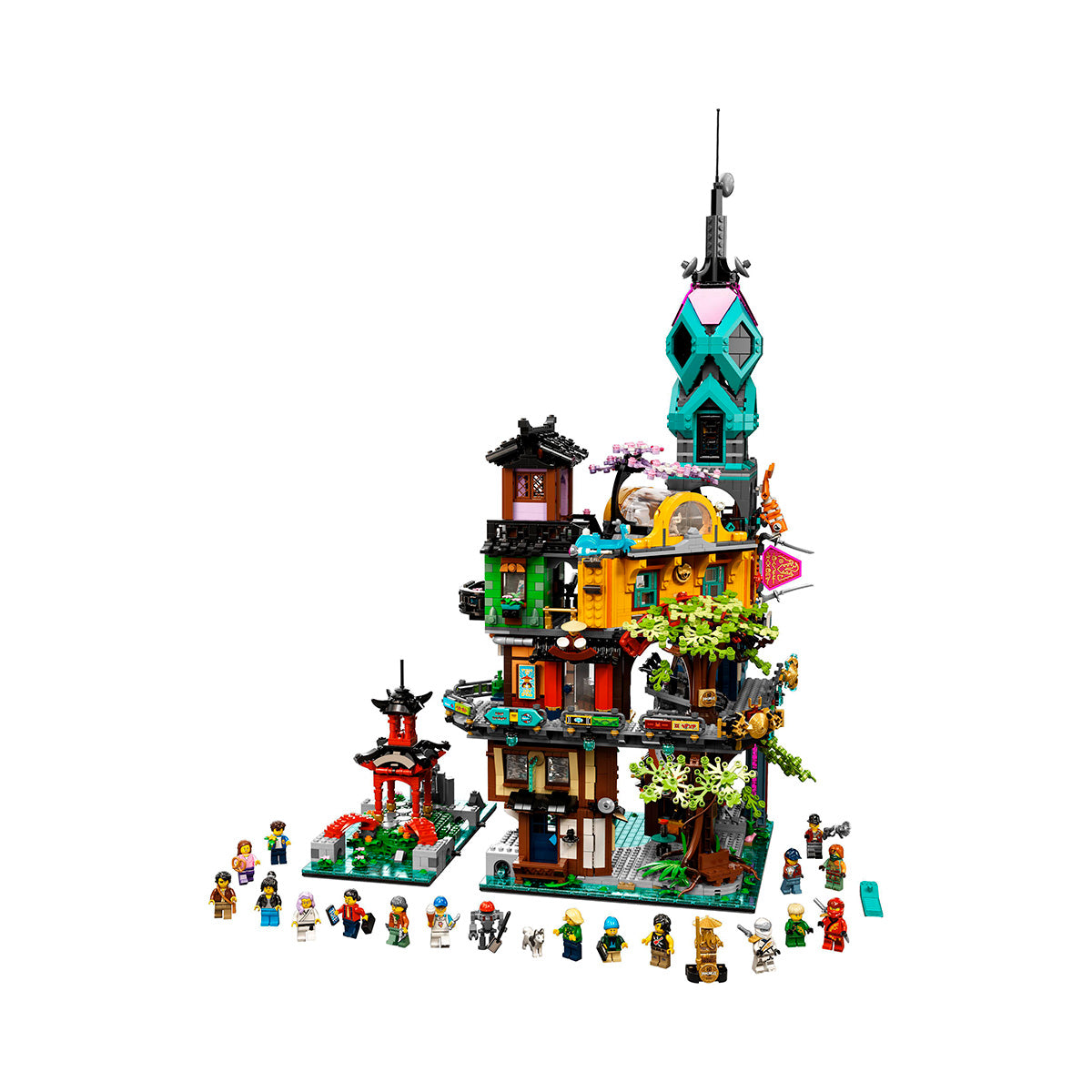 LEGO® NINJAGO® NINJAGO City Gardens Building Kit 71741 | Import A Toy