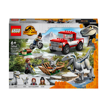 LEGO® Jurassic World Blue & Beta Velociraptor Capture Building Kit 76946