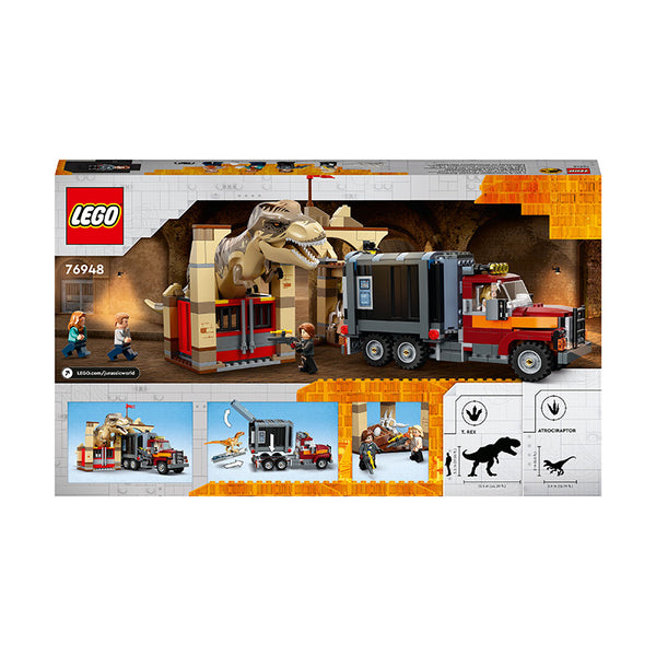 LEGO® Jurassic World T. rex & Atrociraptor Dinosaur Breakout 76948