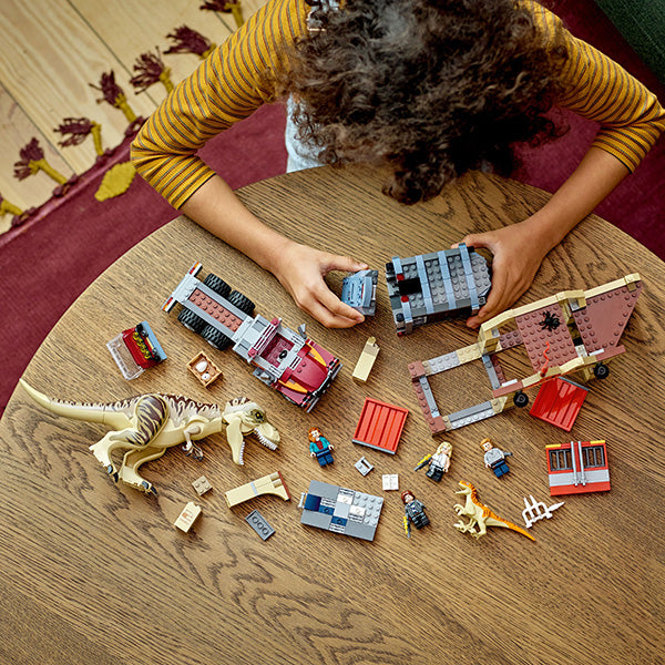 LEGO® Jurassic World T. rex & Atrociraptor Dinosaur Breakout 76948