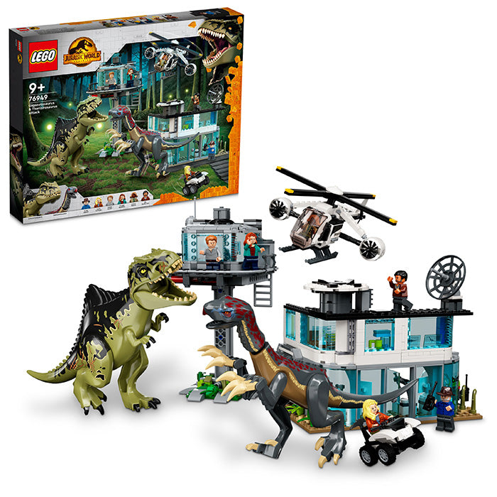 LEGO® Jurassic World Giganotosaurus & Therizinosaurus Attack 76949