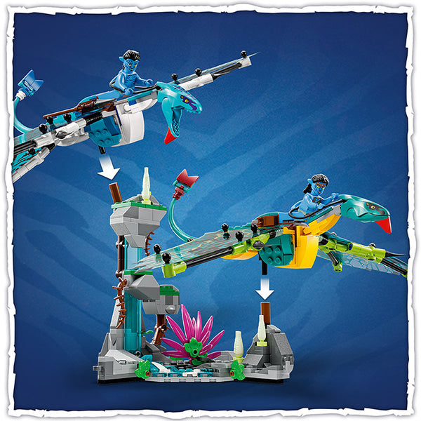 LEGO® Avatar Jake & Neytiri’s First Banshee Flight Building Set 75572
