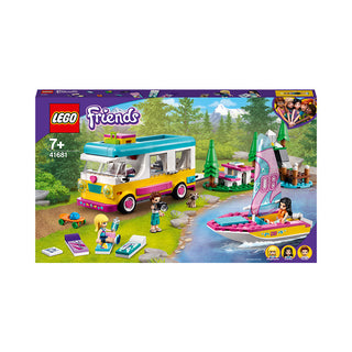 LEGO® Friends Forest Camper Van and Sailboat Building Kit 41681