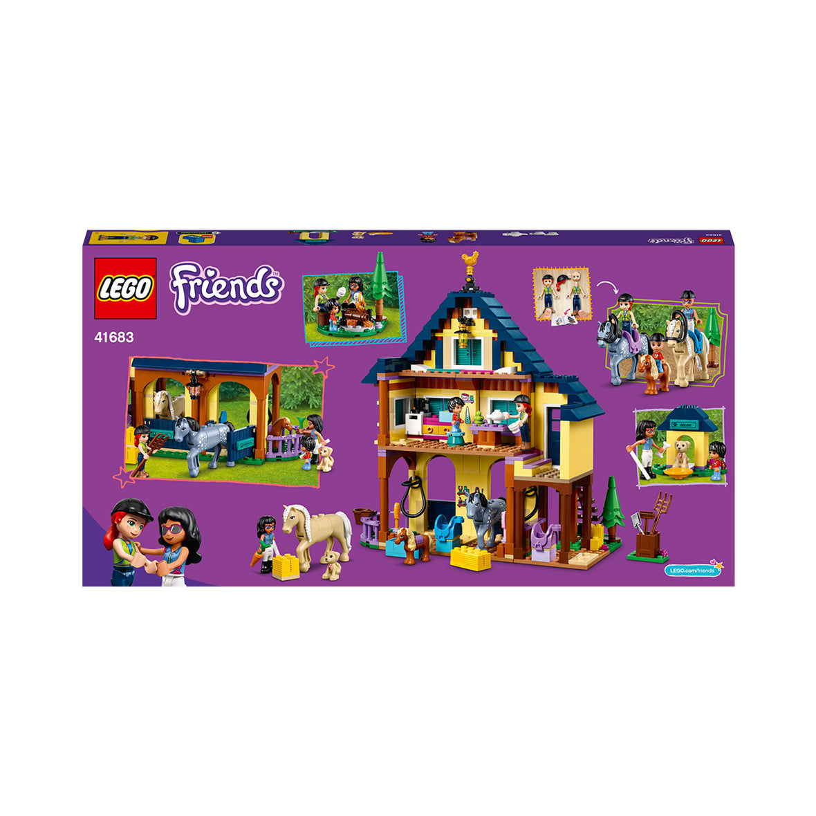 LEGO® Friends Forest Horseback Riding Center Building Kit 41683