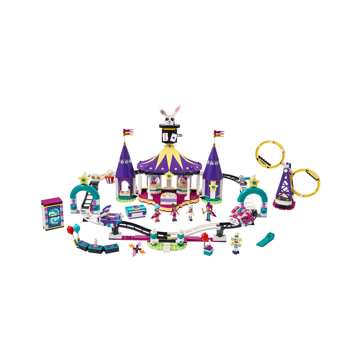 LEGO® Friends Magical Funfair Roller Coaster Building Kit 41685