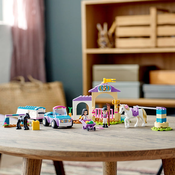 LEGO® Friends Horse Training and Trailer Building Kit 41441