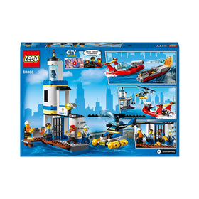 LEGO® City Seaside Police and Fire Mission Building Kit 60308 - 0