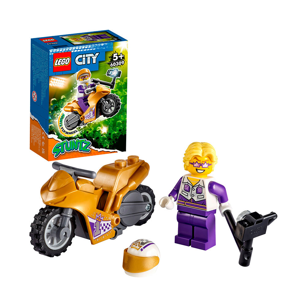 LEGO® City Selfie Stunt Bike 60309 Building Kit 60309 | Import A Toy