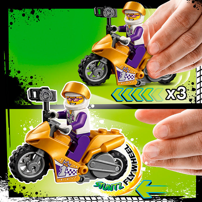 こむぎ LEGO® City Selfie Stunt Bike 60309 Building Kit 60309 | Import A Toy