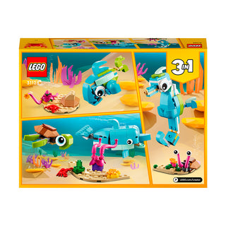 LEGO® CREATOR 3-in-1 Dolphin and Turtle 31128