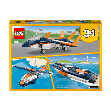 LEGO® Creator 3in1 Supersonic Jet Building Kit 31126 - 0