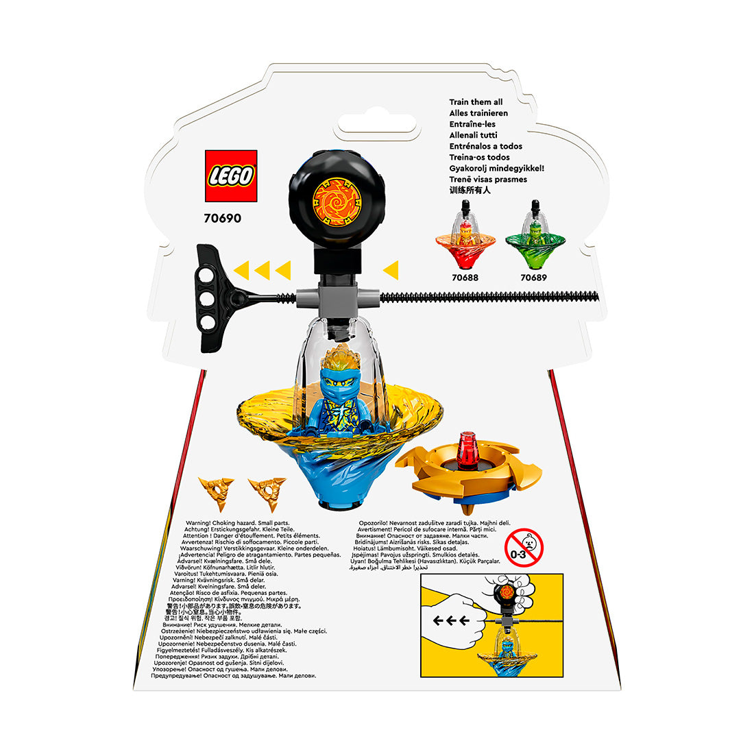 LEGO® NINJAGO® Jay’s Spinjitzu Ninja Training Building Kit 70690