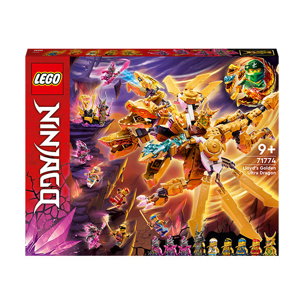 LEGO® NINJAGO® Lloyd's Golden Ultra Dragon Building Kit 71774