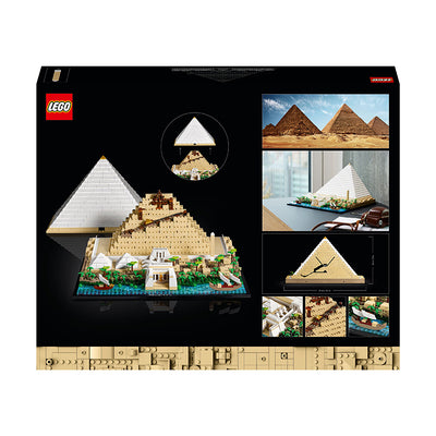 LEGO® Architecture Great Pyramid of Giza Building Kit 21058 - SLIGHTLY DAMAGED BOX - 0