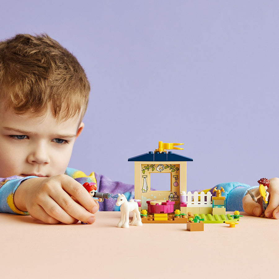 LEGO® Friends Pony-Washing Stable Building Kit 41696