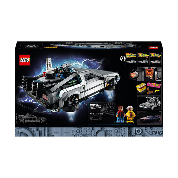 LEGO® ICONS Back to the Future Time Machine Building Kit for Adults 10 ...