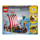LEGO® Creator 3-in-1 Viking Ship and the Midgard Serpent Building Kit 31132-1