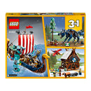LEGO® Creator 3-in-1 Viking Ship and the Midgard Serpent Building Kit 31132-2