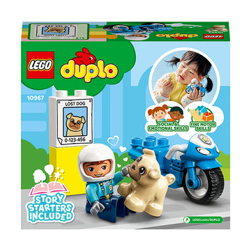 LEGO® DUPLO® Rescue Police Motorcycle 10967 Building Toy - 0