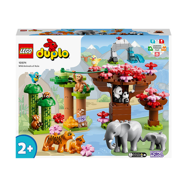 LEGO® DUPLO® Wild Animals of Asia Building Toy 10974 | Import A Toy