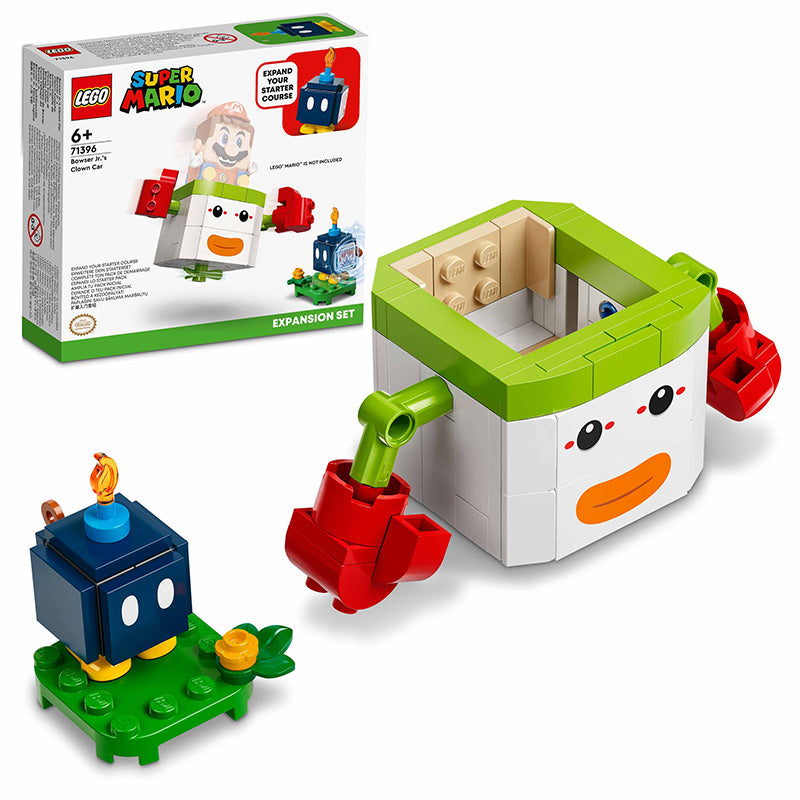 LEGO® Super Mario™ Bowser Jr.’s Clown Car Expansion Set Building Kit 71396 - SLIGHTLY DAMAGED BOX