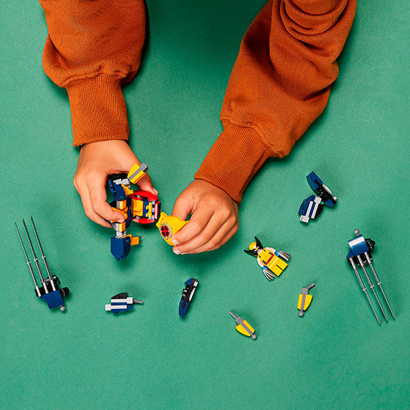 LEGO® Marvel Wolverine Mech armour Building Kit 76202